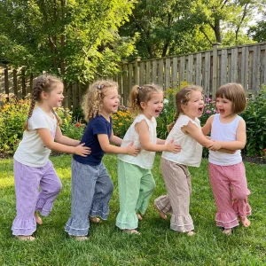 2026 Spring Fashion Girls Bell Bottom