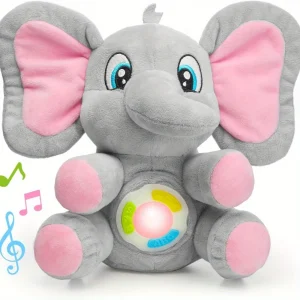 Musical Elephant Plush Baby Toy Stuffed Animal